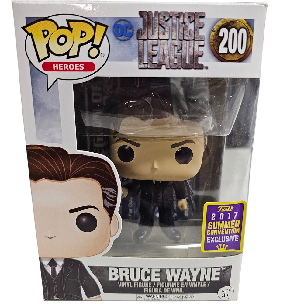 Funko Pop Justice League Bruce Wayne 200 2017 Summer Convention Exclusive DC